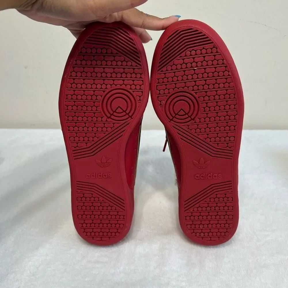 Adidas Red Continental 80 Lace Up Sneakers 9 Men NEW